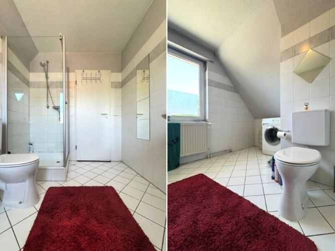 Badezimmer im DG