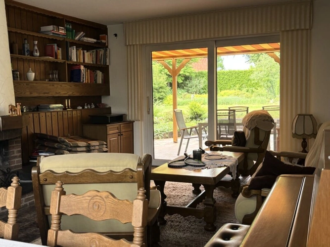 Wohnbereich mit Blick in den Garten