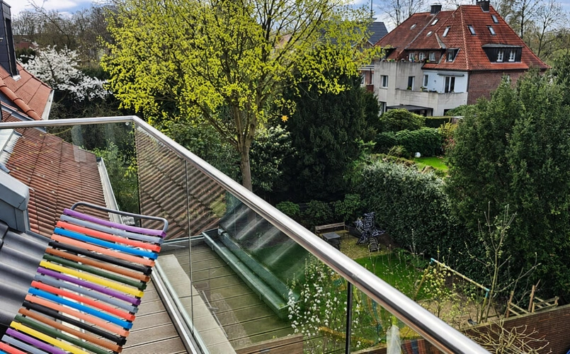 Ausblick von der Dachterrasse