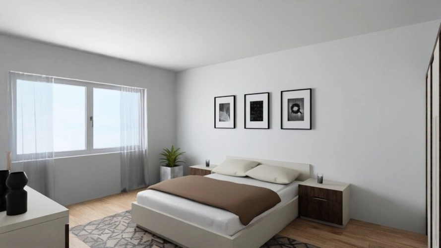 Schlafzimmer DG - KI Impression