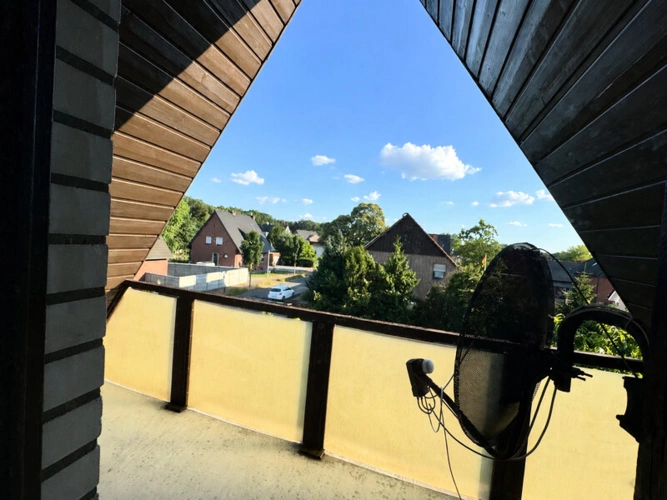 Loggia vor dem Studio