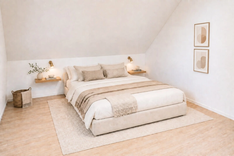 KI-Darstellung Schlafzimmer I