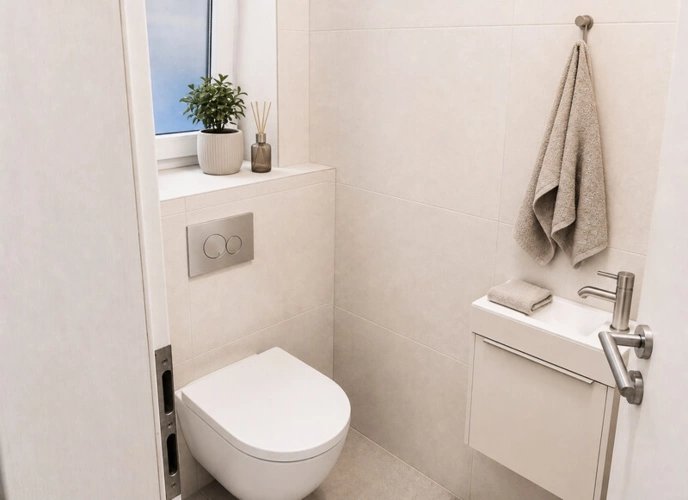 KI-Darstellung Gäste-WC