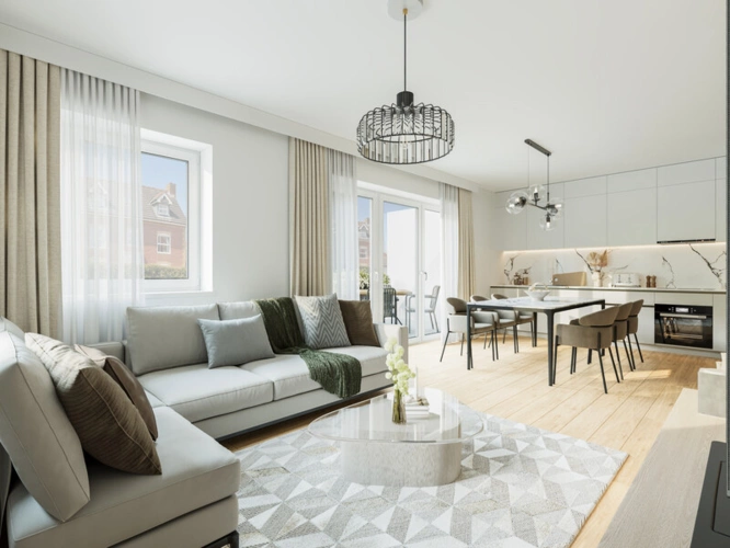 Visualisierung Wohnbereich - Beispielwohnung