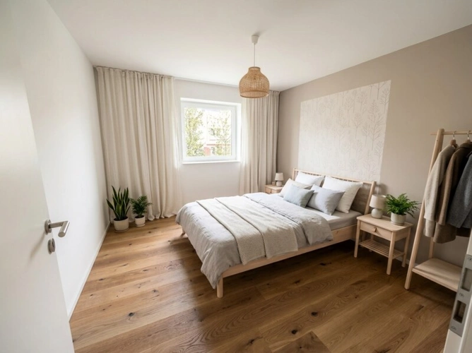 Schlafzimmer *Bild mit KI bearbeitet*