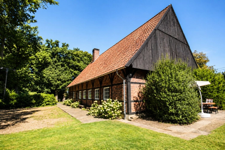 seitliche Ansicht vom Garten