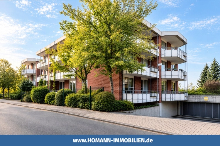 Die gepflegte Wohnanlage