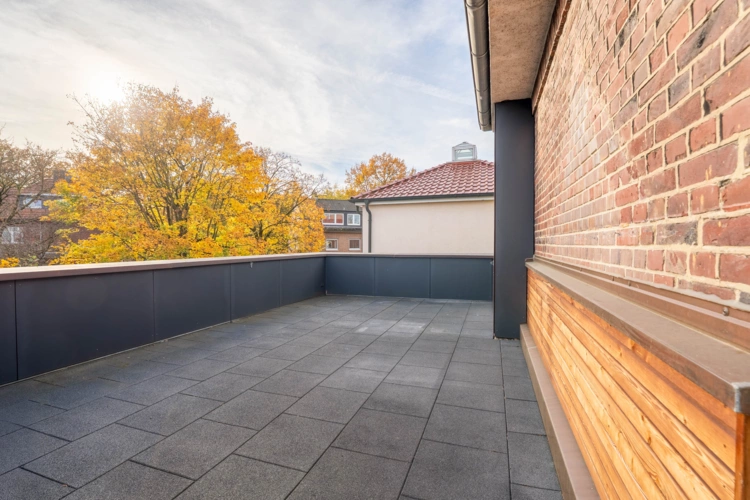 Dachterrasse Richtung Süden