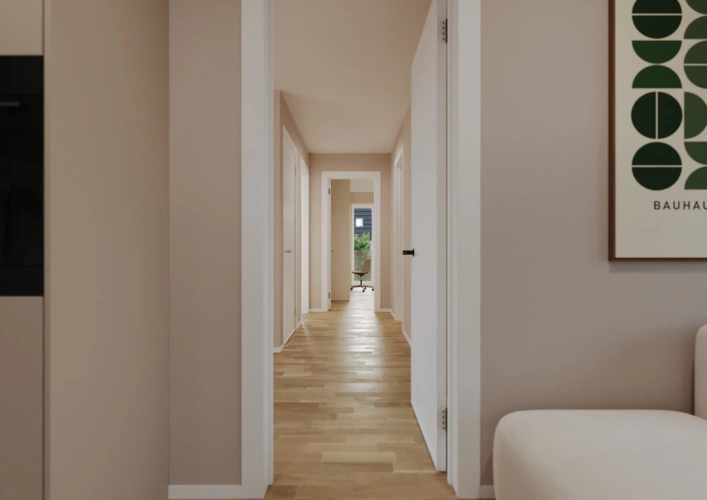Visualisierungsbeispiel Flur