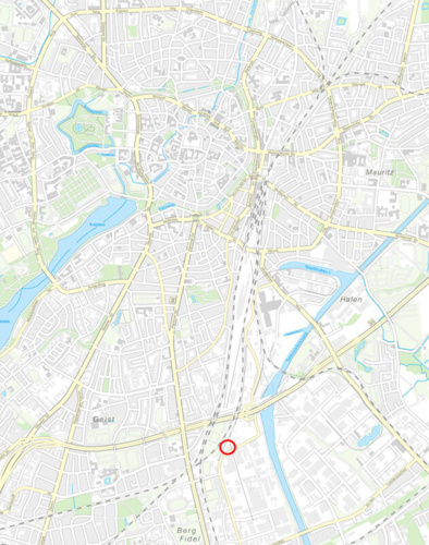 Lage im Stadtgebiet
