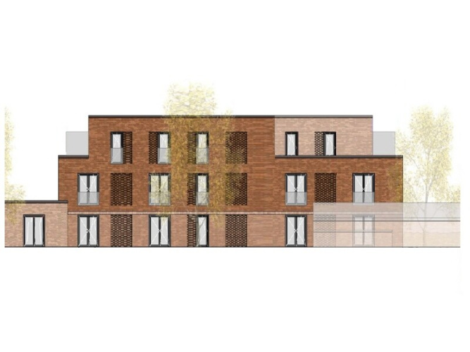 Südansicht, Block I