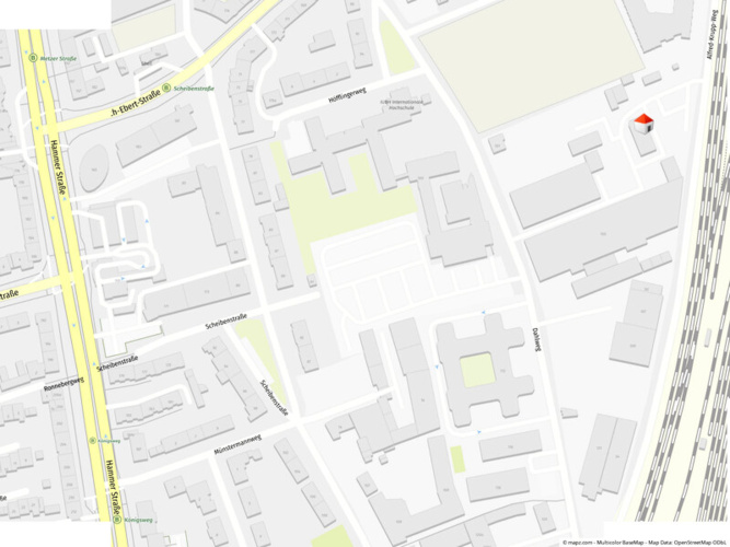 Lage im Stadtgebiet mikro