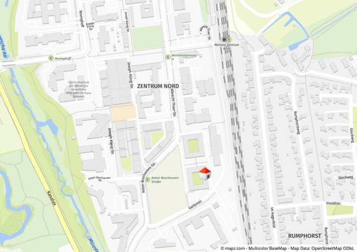 Lage im Stadtgebiet detailiert