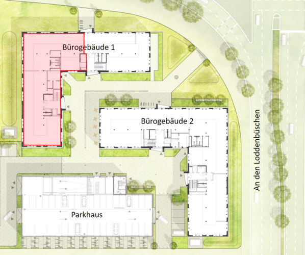 Lageplan Gebäude
