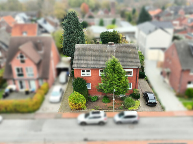 Ansicht des Zweifamilienhauses
