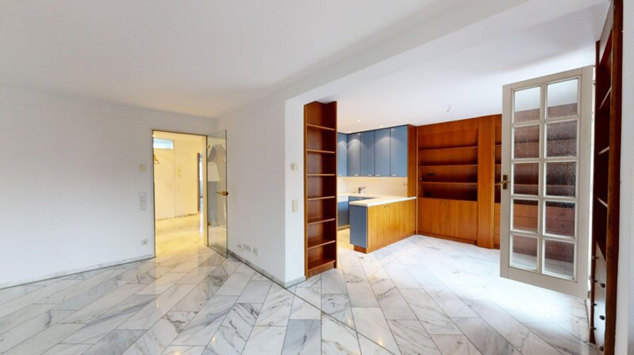 Blick vom Wohnzimmer