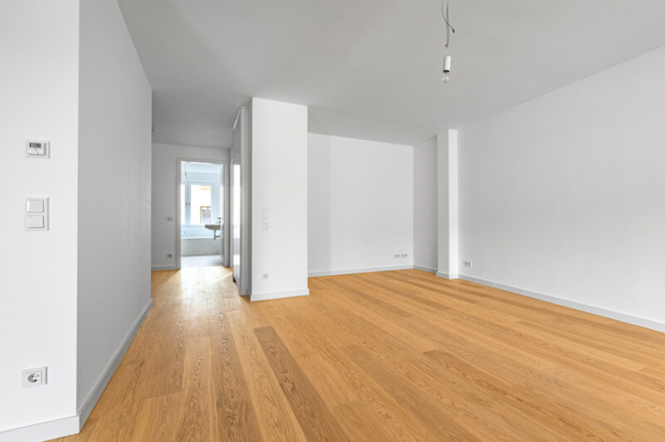 Der Flurbereich mit Wohnungseingangstür