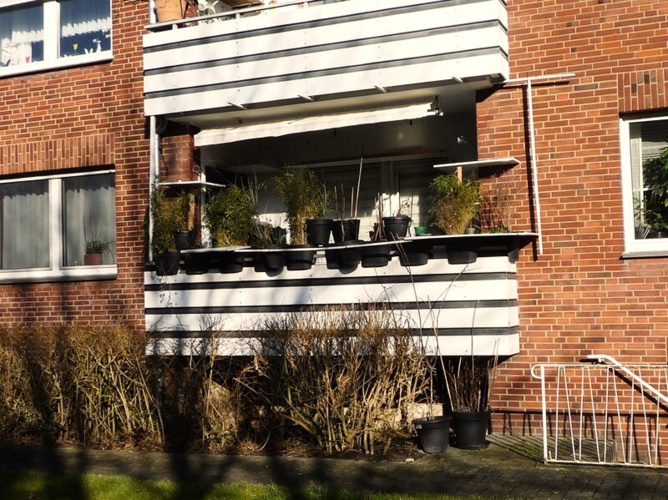 Sicht auf den Balkon