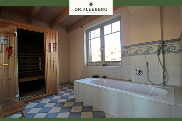 Badezimmer mit Sauna