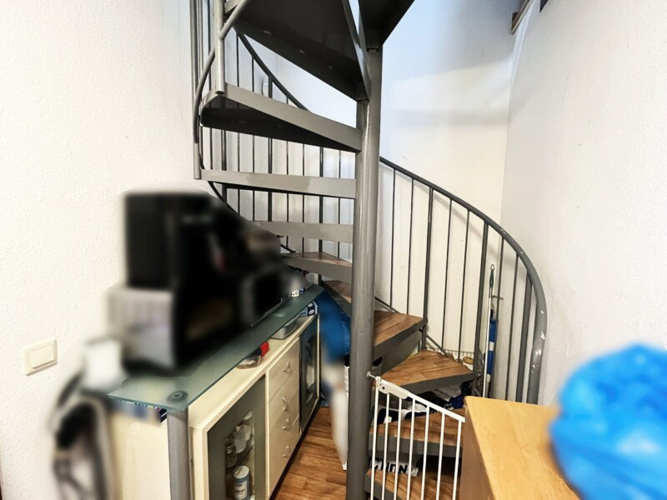 Wendeltreppe vom DG in Galerie