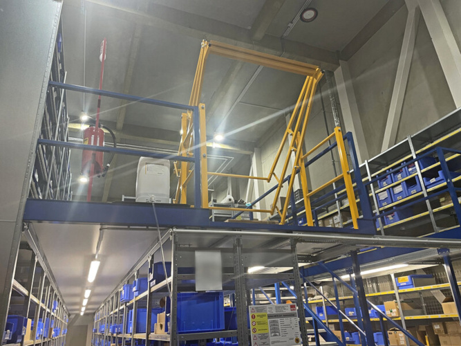 Fachbodengeschossanlage
